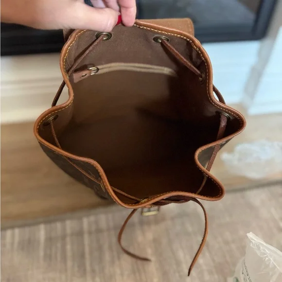 Louis Vuitton Montsouris Monogram Canvas Backpack MM Brown - Picture 5 of 8